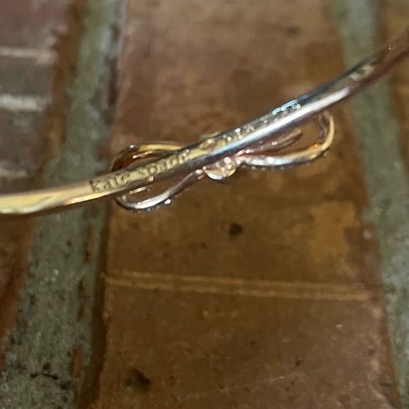 Kate Spade Gold Pave Crystal Open Cuff Bracelet - Picture 5 of 5